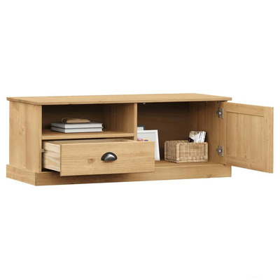 vidaXL Szafka pod TV VIGO, 106x40x40 cm, lite drewno sosnowe