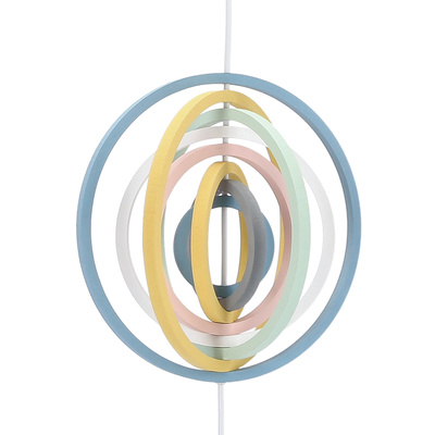 hoops 8 lampa wisząca 1x20w E27 iq kids mix kolor