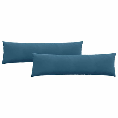 Poduszki na sofę 2 pcs Niebieski 145 x 40 cm Tkanina sztruksowa