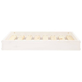 vidaXL Legowisko dla psa, białe, 71,5x54x9 cm, lite drewno sosnowe