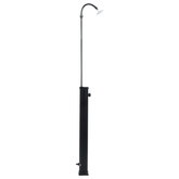 vidaXL Ogrodowy prysznic solarny, czarny, 215 cm, 8 L