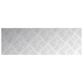 Stopień Prostokątny 2 pcs Srebrny 75 x 25 cm Aluminium