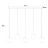 Lampa wisząca K-4747 z serii CAMINA