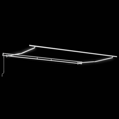 Rama markizy Ze LED Lights Biały 450 × 300 cm Aluminium