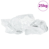 Kamienie Ogrodowe Biały 12 cm Szkło