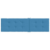 vidaXL Poduszka na leżak, niebieski melanż, (75+105)x50x3 cm, tkanina