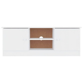 vidaXL Szafka pod TV ALTA, biała, 112x35x41 cm, lite drewno sosnowe