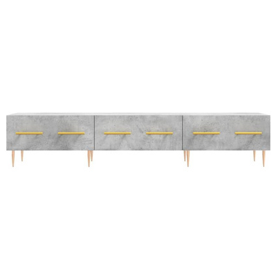 Szafka pod TV, szarość betonu, 150x36x30 cm vidaXL