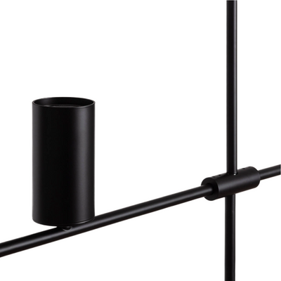 Lampa Wisząca Liniowa Nowoczesna Czarna 120cm Gu10 Abruzzo Cazzata