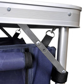 vidaXL Składana szafka turystyczna z aluminiową ramą