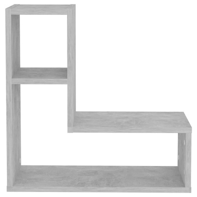 vidaXL Półki ścienne, 2 szt., szarość betonu, 50x15x50 cm