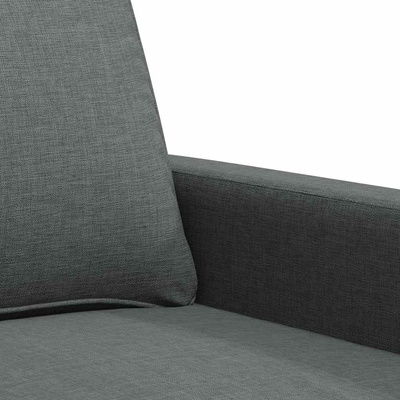 Fotel, ciemnoszary, 60 cm, obity tkaniną vidaXL