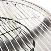 vidaXL Palenisko i grill 2-w-1, z pogrzebaczem, 56x56x49 cm, stal