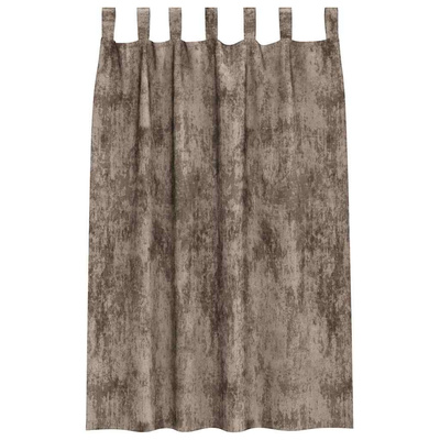 Zasłony z weluru 2 pcs Cappuccino 175 x 140 cm Aksamit