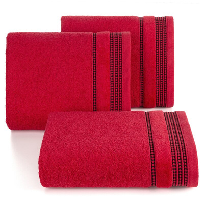 Ręcznik Amanda czerwony 70x140