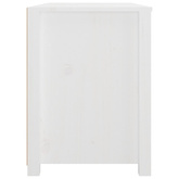 Komoda, biały, 100x40x54 cm, lite drewno sosnowe