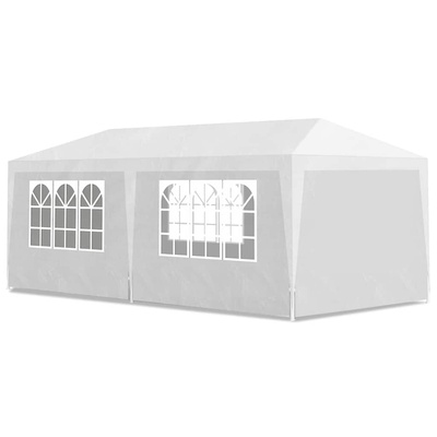 Namiot imprezowy, 3 x 6 m, biały