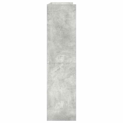Stojak na buty, betonowa szarość, 80x25x100 cm
