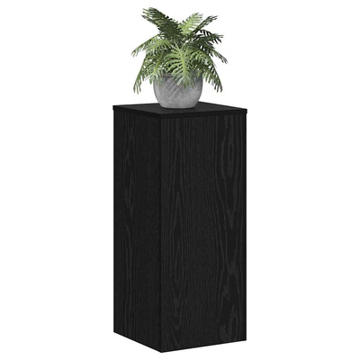 Stojak na rośliny 2 pcs Czarny Dąb 30 x 30 x 70 cm