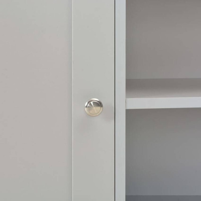 vidaXL Szafka pod TV, szara, 95 x 39 x 58 cm