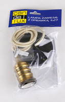 Zawiesie metalowe czarne/patyna lampa E27 31-04895