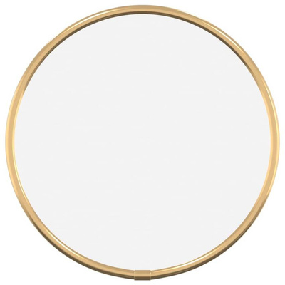 vidaXL Lustro ścienne, złote, Ø 20 cm, okrągłe