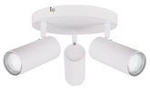 Lampa biała sufitowa talerz 3x15W Colly 98-01627