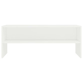 vidaXL Szafka pod TV, biała, 100x40x40 cm, materiał drewnopochodny