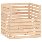Kompostownik, 80x80x78 cm, lite drewno sosnowe