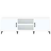 vidaXL Szafka pod TV, biała, 150x30x50 cm, materiał drewnopochodny wariant 4
