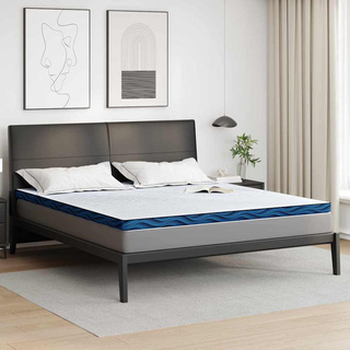Nakładka na materac Biały 180 x 200 cm Tkanina żakardowa