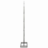 Metalowa choinka świąteczna z podstawą Czarny 90,5 cm Stal