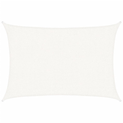 Żagiel przeciwsłoneczny, 160 g/m?, biały, 2x2,5 m, HDPE