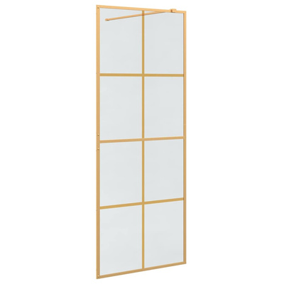 Ściana prysznicowa typu walk-in złoty 80 x 195 cm