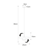 Lampa wisząca K-5456 z serii BURGAS