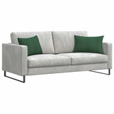 Poduszki na sofę 2 pcs Ciemna zieleń 60 x 40 cm