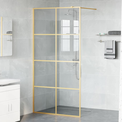 Ściana prysznicowa typu walk-in złoty 100 x 195 cm