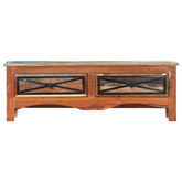 vidaXL Szafka pod TV, 120 x 30 x 40 cm, lite drewno odzyskane model standard