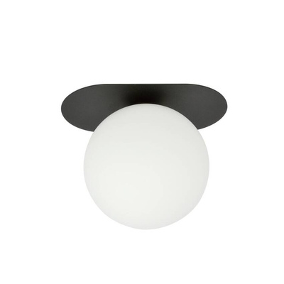 Lampa sufitowa PLAZA 1 BLACK/OPAL