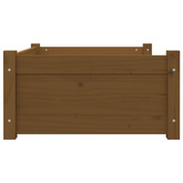 vidaXL Legowisko dla psa, miodowy brąz, 75,5x55,5x28 cm, sosnowe