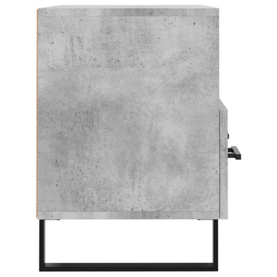 vidaXL Szafka pod TV, szarość betonu, 80x36x50 cm