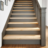Stopnie schodowe, 8 szt., surowe 100x25x2 cm lite drewno dębowe