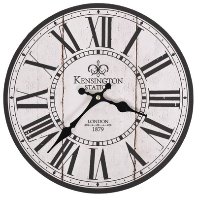 vidaXL Zegar ścienny vintage London, 30 cm