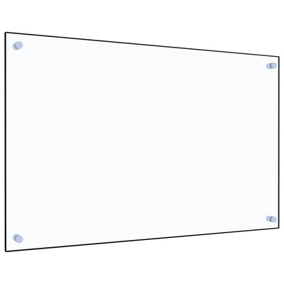 Panel ochronny do kuchni, przezroczysty, 80x50 cm, szkło