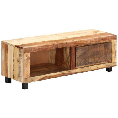 vidaXL Szafka pod TV, 100x30x33 cm, lite drewno odzyskane
