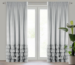 Zasłona Dani srebrna 140x270