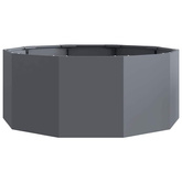 Donica Antracyt 90 x 90 x 35 cm Stal