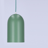 Lampa wisząca owalna zielona 1xE27 Oss Ledea 50101187