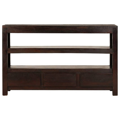 vidaXL Szafka pod TV, drewno akacjowe, 90 x 30 x 55 cm, ciemnobrązowa