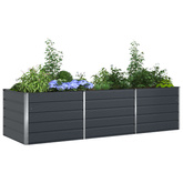 Donica Antracyt 290 x 100 x 75 cm Stal Galwanizowana
